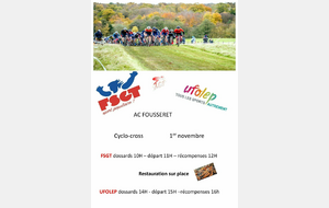 Cyclos-cross 1 novembre à Le Fousseret