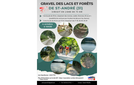 Gravel des lacs et forêts de Saint-André